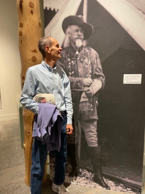 James with Buffalo Bill Cody